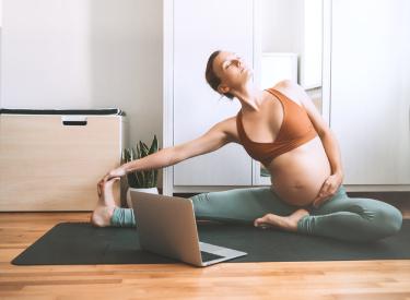 Nefess Yoga'da Hamile Yogası dersi